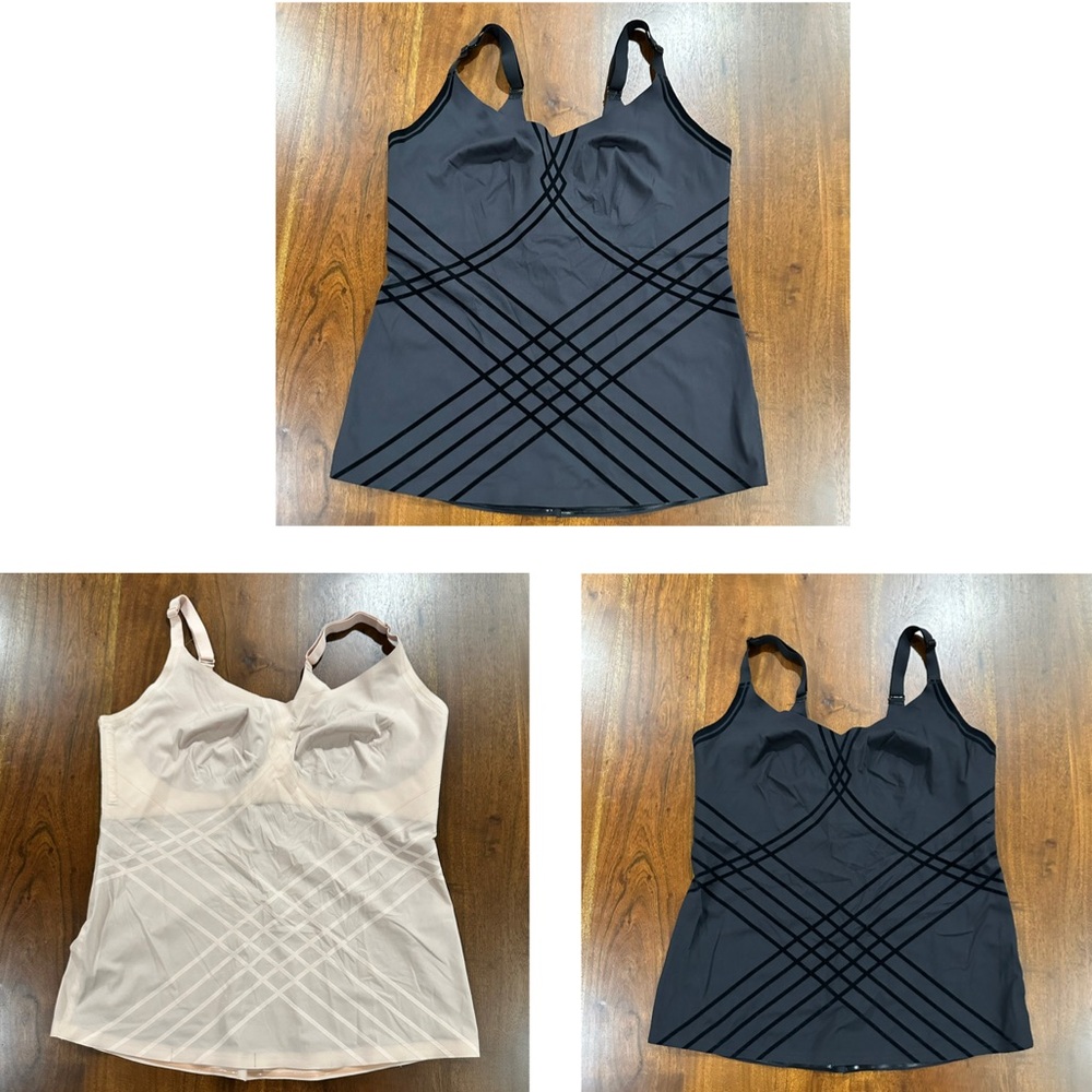 Bundle of 3! Honeylove Silhouette Cami Shapewear Support Slimming Size 2X